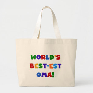 Die besten Oma-Farben der Welt - Geschenke Jumbo Stoffbeutel