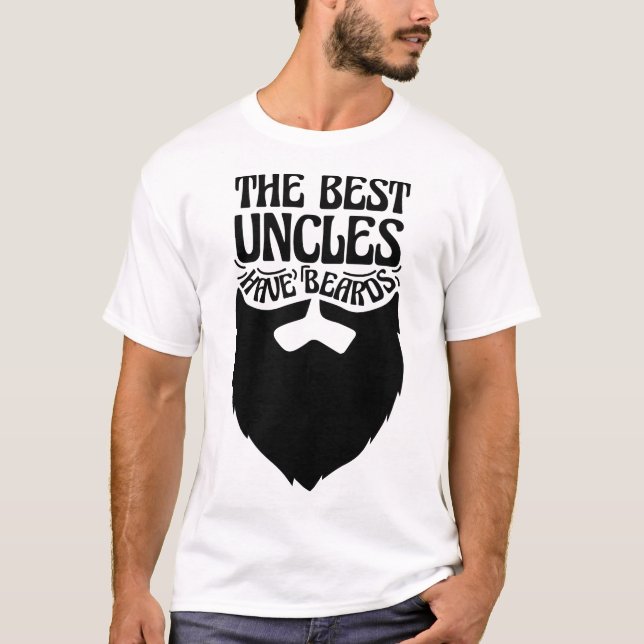 Die besten Onkel haben ein zwielichtiges Onkel-Ges T-Shirt (Vorderseite)