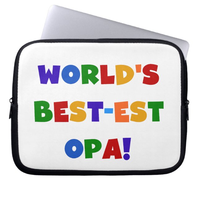 Die besten opa-farbenen Geschenke der Welt Laptopschutzhülle (Vorderseite)