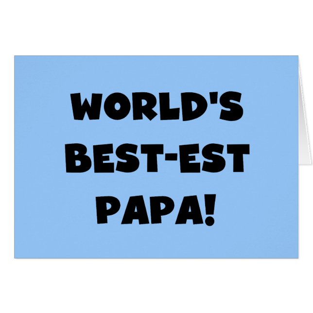 Die besten Papa-Tshirts und Geschenke der Black Te (Vorderseite (Horizontal))