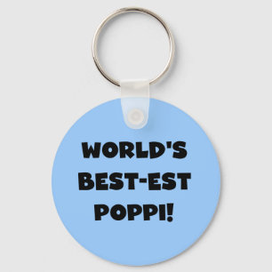 Die besten Poppi-Black-Text-Geschenke der Welt Schlüsselanhänger
