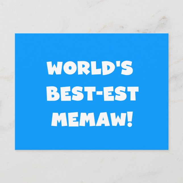 Die besten Schwarz-Weiß-T - Shirt der Welt Postkarte (Vorderseite)