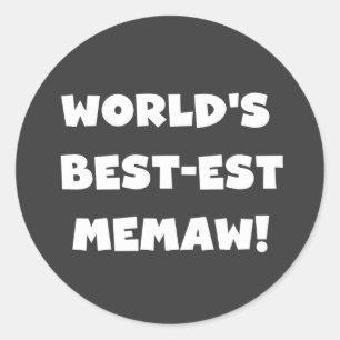Die besten Schwarz-Weiß-T - Shirt der Welt Runder Aufkleber