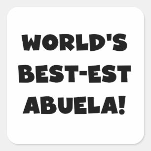 Die besten schwarzen und weißen Geschenke der Welt Quadratischer Aufkleber
