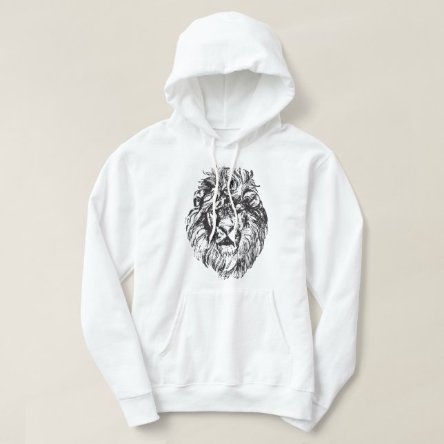 Die besten sind als LEO Geboren Hoodie (Design vorne)