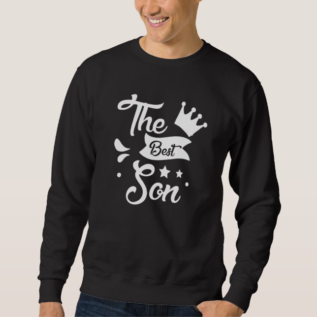 Die besten Sohn Bruder Eltern Mutter Vater Sweatshirt (Vorderseite)