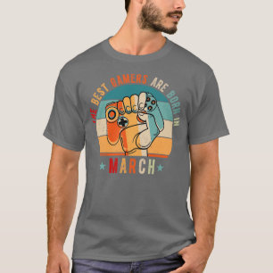 Die besten Spieler sind im März 2 Geboren T-Shirt
