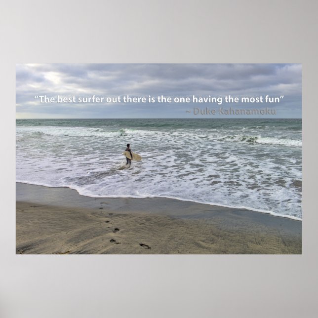 Die besten Surfer da draußen Poster (Vorne)