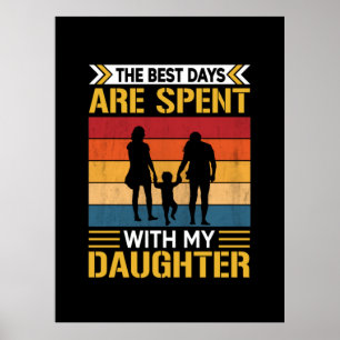 Die besten Tage des Vaters werden mit den Töchern Poster