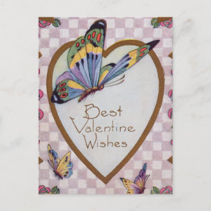 Die besten Valentinstagswünsche Feiertagspostkarte