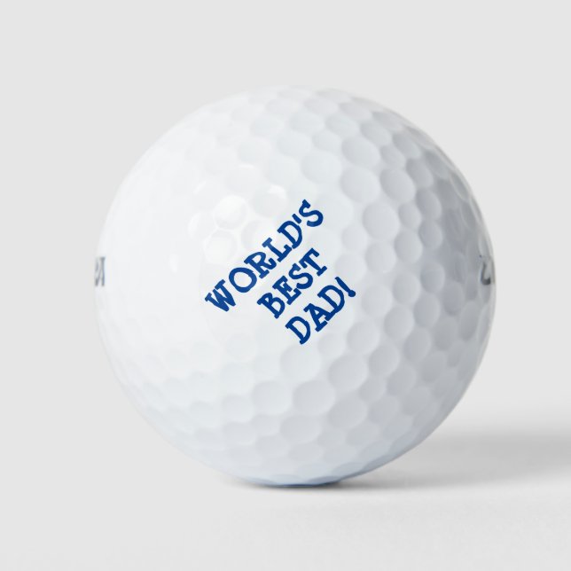 Die besten Vater-Golfbälle der Welt Golfball (Vorderseite)