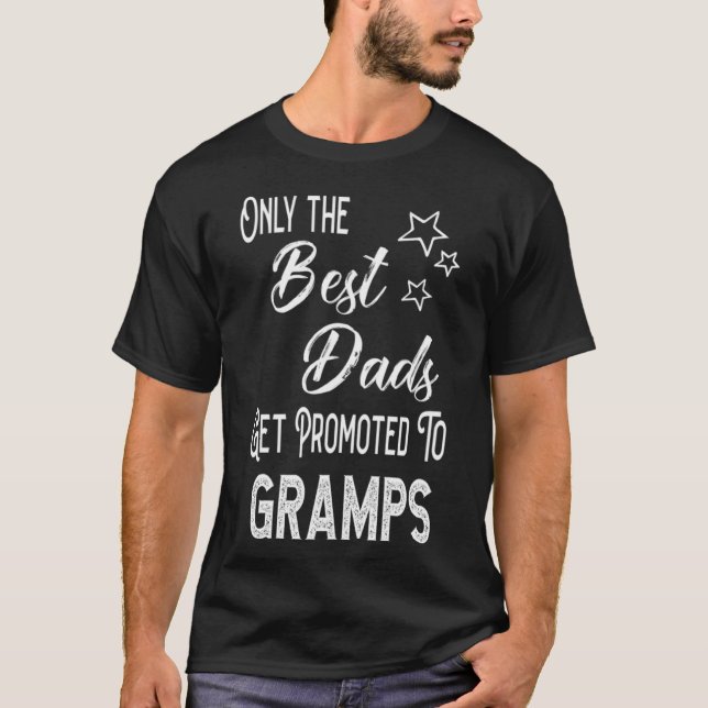 Die besten Vater werden zu Gramps Special Grand T-Shirt (Vorderseite)
