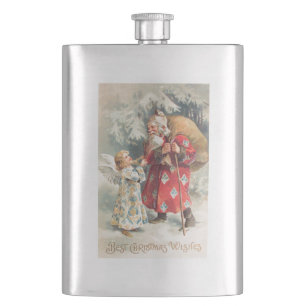 Die besten Weihnachtswünsche des Weihnachtsmanns Flachmann