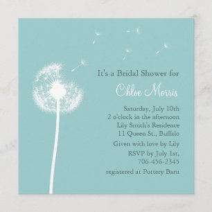 Die besten Wünsche! Bridal Shower Invitation (Türk Einladung