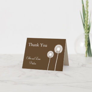 Die besten Wünsche! Hochzeit Dankeschön Karte (bra
