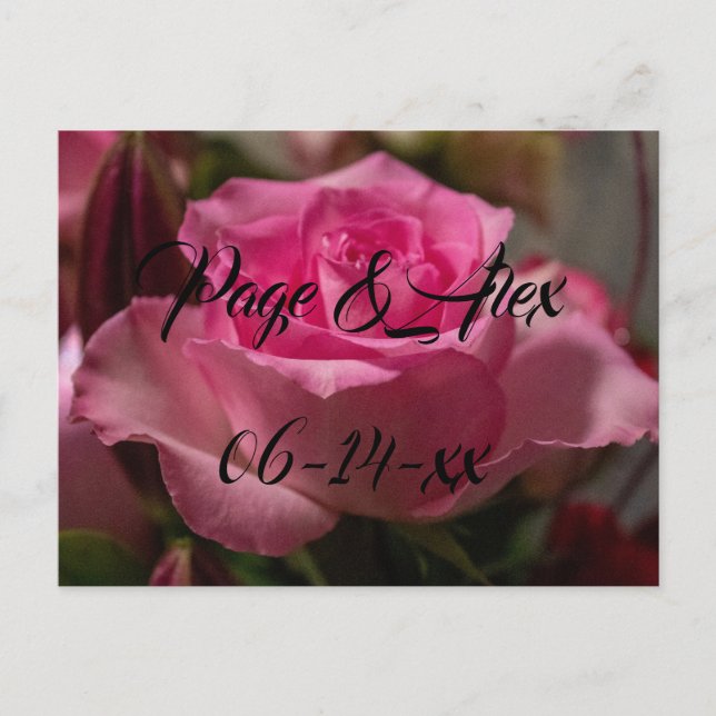Die besten Wünsche nach neuem Weds Wedding Destiny Postkarte (Vorderseite)