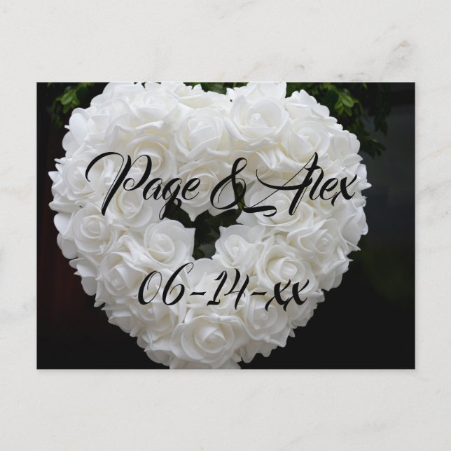 Die besten Wünsche nach neuem Weds Wedding Destiny Postkarte (Vorderseite)