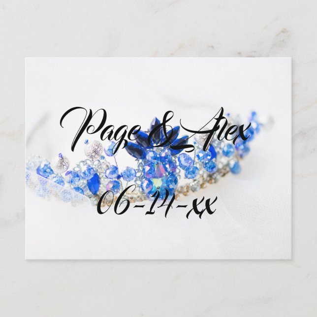 Die besten Wünsche nach neuem Weds Wedding Destiny Postkarte (Vorderseite)