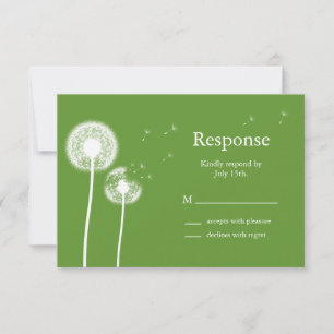 Die besten Wünsche! UAWG (grün) RSVP Karte