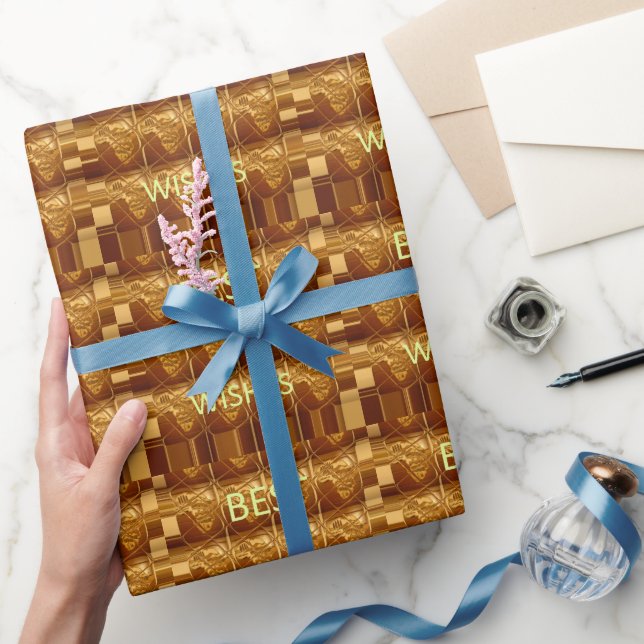 Die besten Wünsche von der Kunst der afrikanischen Geschenkpapier (Schenken)