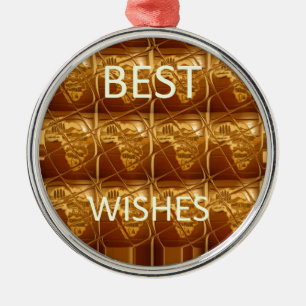 Die besten Wünsche von der Kunst der afrikanischen Ornament Aus Metall
