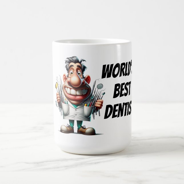 Die besten Zahnärzte der Welt Kaffeetasse (Mittel)