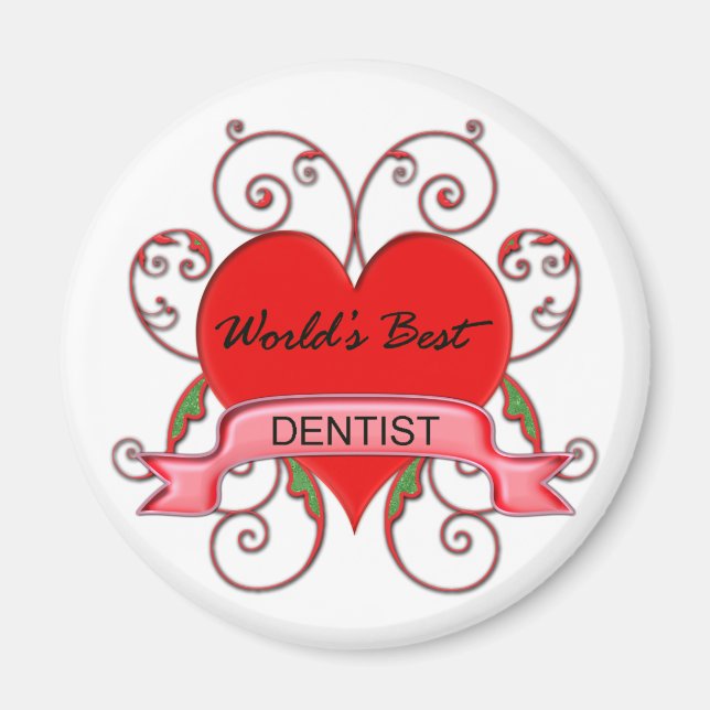 Die besten Zahnärzte der Welt Magnet (Vorne)