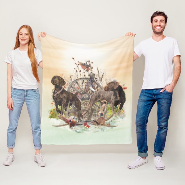 Die besten Zeiten für die Jagd, APS Fleecedecke (Beispiel)