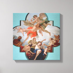 Die Bestrafung von Cupid (Öl auf Leinwand) Leinwanddruck