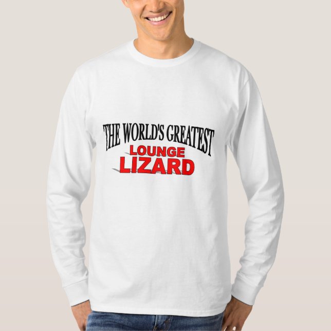 Die bestste der Aufenthaltsraum-Eidechse der Welt T-Shirt (Vorderseite)