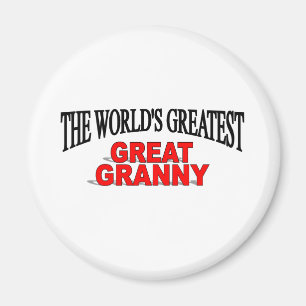 Die bestste große Oma der Welt Magnet
