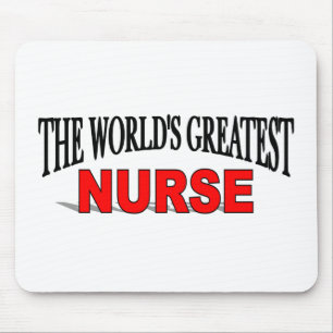 Die bestste Krankenschwester der Welt Mousepad