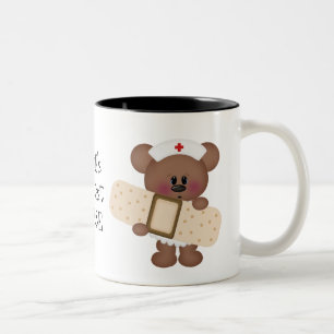 Die bestste Krankenschwester der Welt! Zweifarbige Tasse
