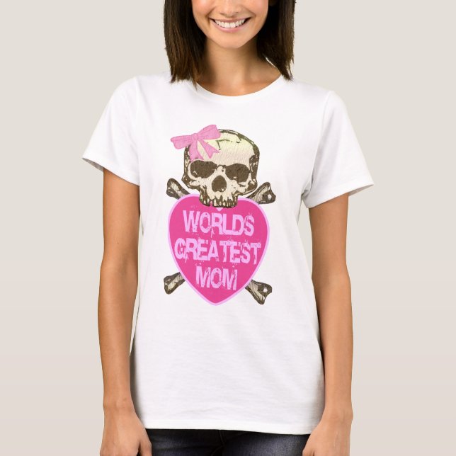 Die bestste Mama der Welt gotisch T-Shirt (Vorderseite)