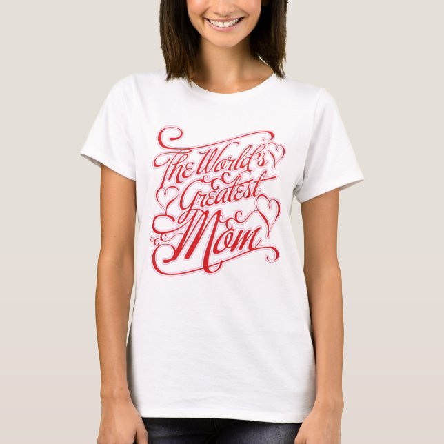 Die bestste Mama T-Shirt (Vorderseite)