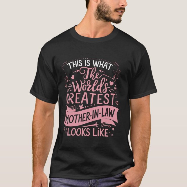 Die Bestste Mutter der Welt im Jura Funny Pink Müt T-Shirt (Vorderseite)