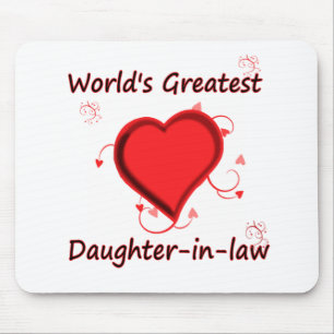 Die bestste Schwiegertochter der Welt Mousepad