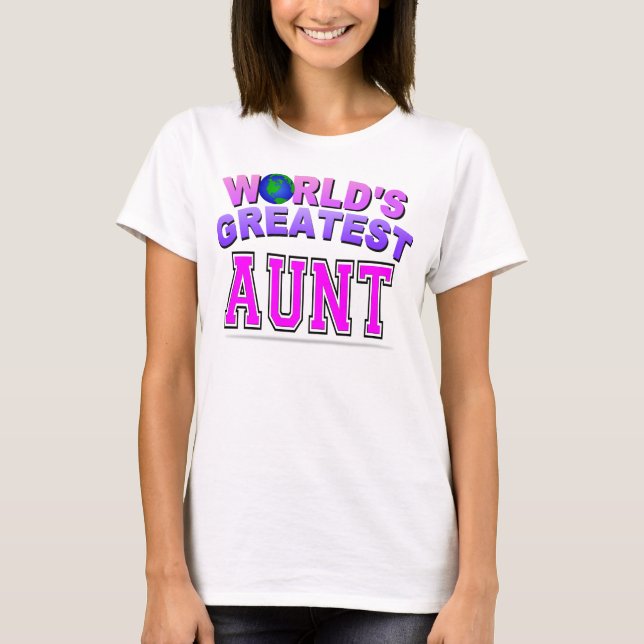 DIE BESTSTE TANTE DER WELT T-Shirt (Vorderseite)