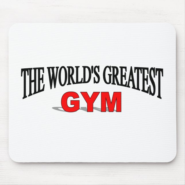 Die bestste Turnhalle der Welt Mousepad (Vorne)