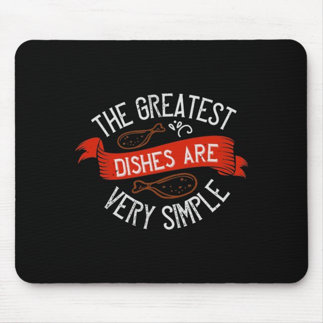 Die Beststen Geschirr sind sehr einfach Mousepad (Vorne)
