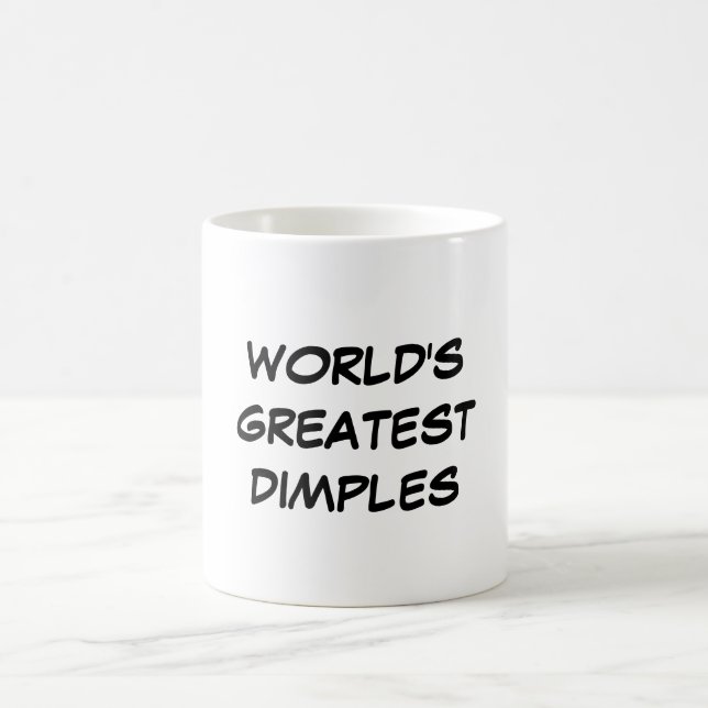 Die beststen Grübchen-" Tasse "der Welt (Mittel)