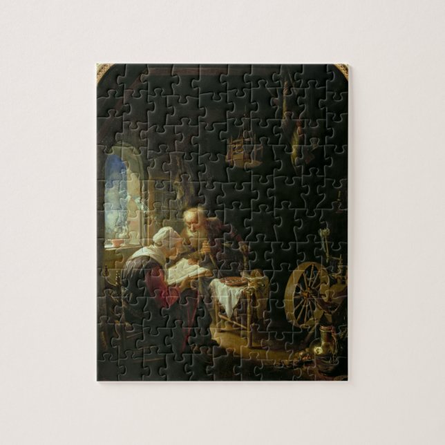 Die Bibel-Lektion oder Anne und Tobias (Öl auf (Vertikal)