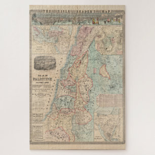 Die Bibelleser Palästinas Landkarte