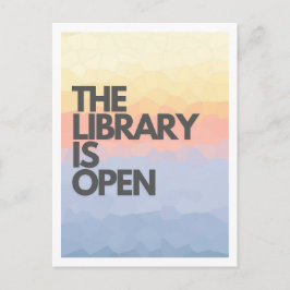 Die Bibliothek ist Open Drag Race Postkarte