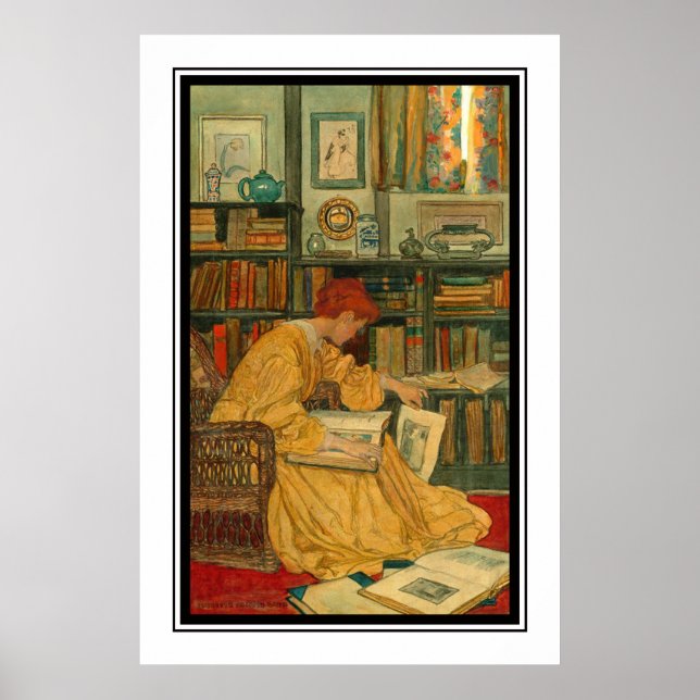 Die Bibliothek von Elizabeth Shippen Green Poster (Vorne)