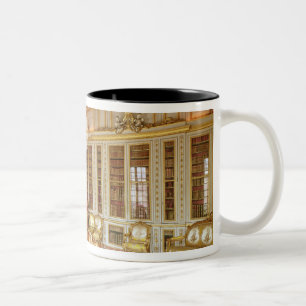 Die Bibliothek von Louis XVI im Jahre 1781 Zweifarbige Tasse