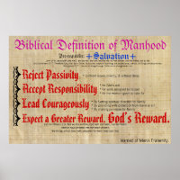 Die biblische Definition von Manhood.