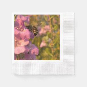 Die Biene 🐝 und die Blume 🌺 Serviette