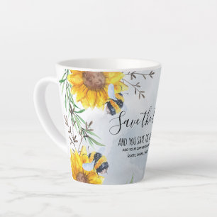 Die Bienen gerettet und die Welt Personalisiert Ge Milchtasse