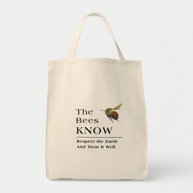 Die Bienen kennen Tragetasche (Vorne)
